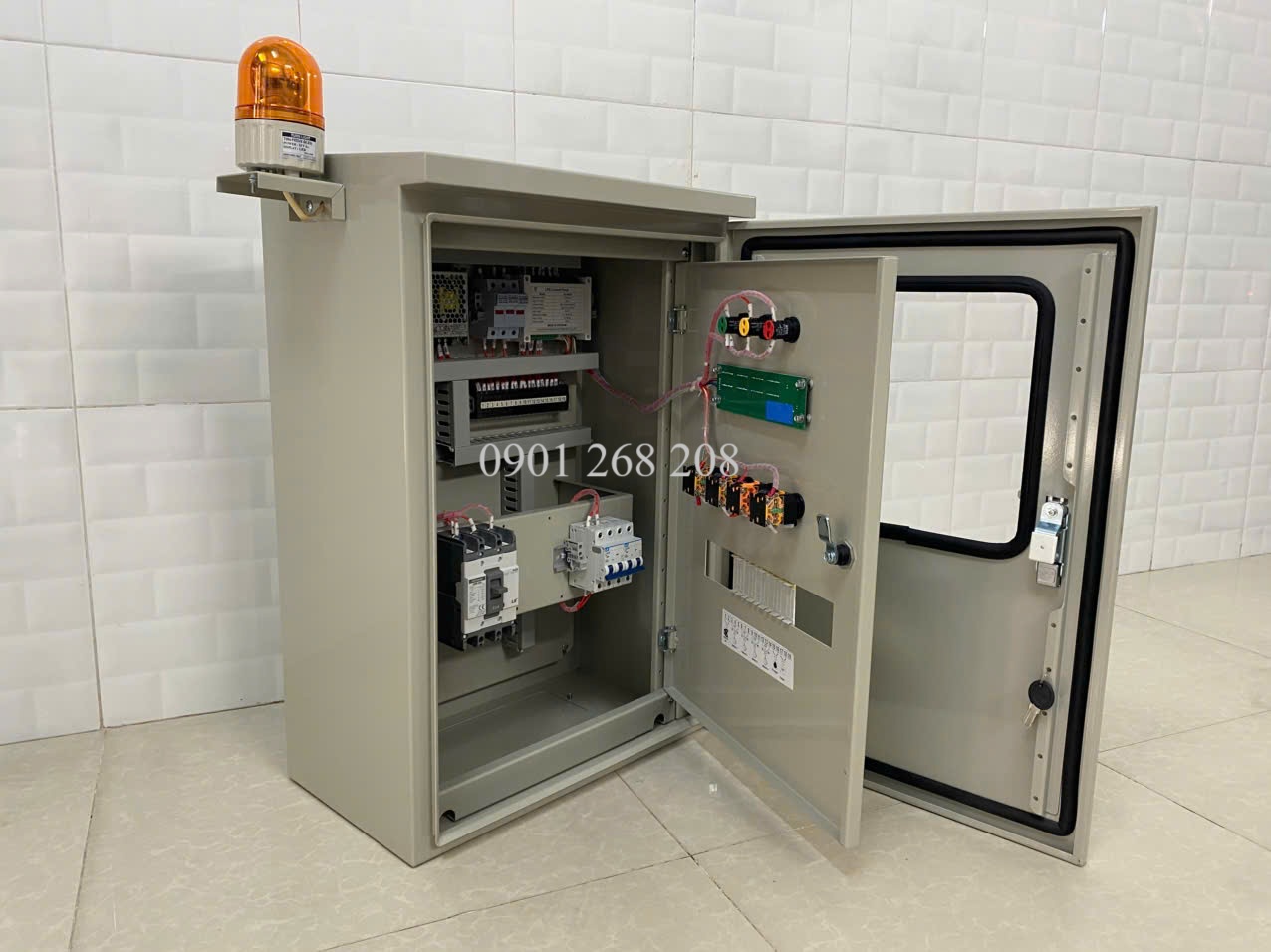 tu báo rò gas lắp đặt ngoài trời